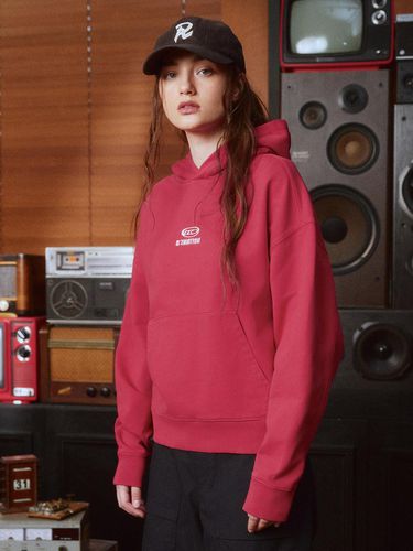 DTO Embroidered Pigment Hoodie (RUBY ) - DTHIRTYONE - Modalova