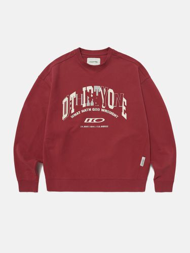 Broken Arch Logo Sweatshirt (RUBY ) - DTHIRTYONE - Modalova