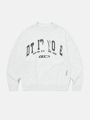 Broken Arch Logo Sweatshirt (MELANGE GREY) - DTHIRTYONE - Modalova