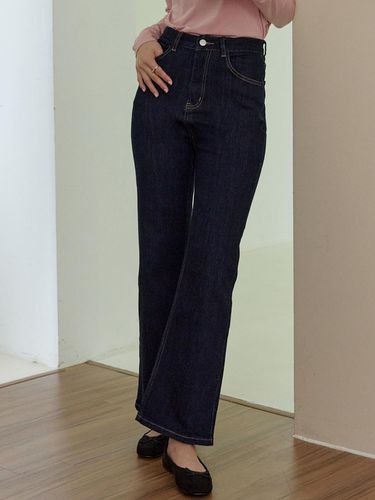 Bootcut unlined denim pants [NV] - LeftSeoul - Modalova