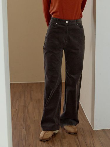 Corduroy Straight Pants [BR] - LeftSeoul - Modalova