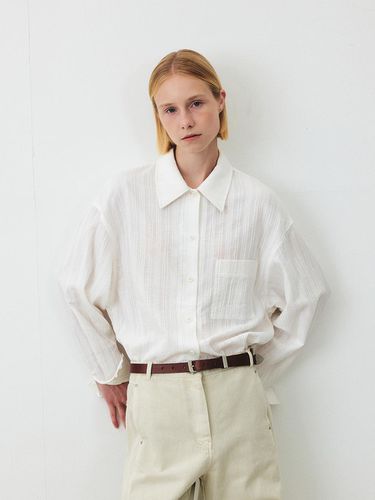 TFF OVERFIT CREASE SHIRT_WHITE - MOHAN - Modalova