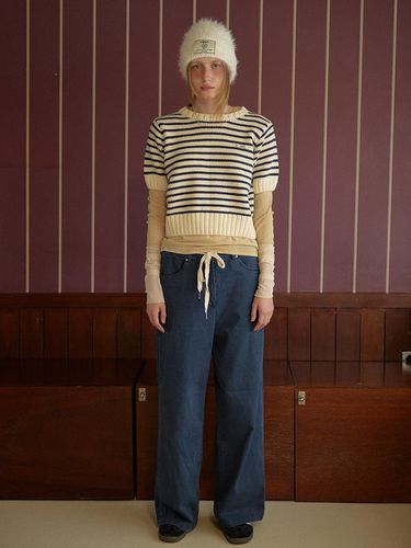 COLOR STRING PANTS_NAVY - leterie - Modalova