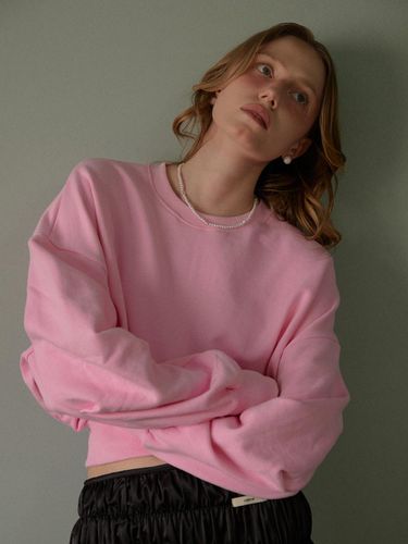 LR CROP SWEATSHIRT_PINK - leterie - Modalova