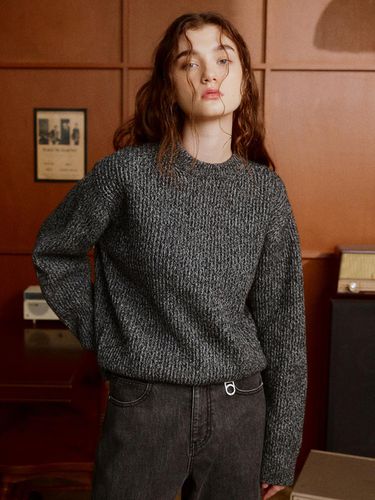 Multi-tweed Sweater (BLACK) - DTHIRTYONE - Modalova