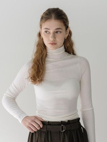 Turtleneck basic T-shirt - CLUNY - Modalova