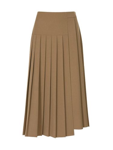 Asymmetric Pleats Skirt OH4XS1400 - OLIVE DES OLIVE - Modalova