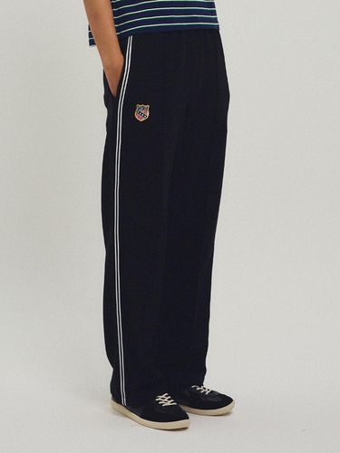 Waffle Wide Pants_Black - MENASOO - Modalova