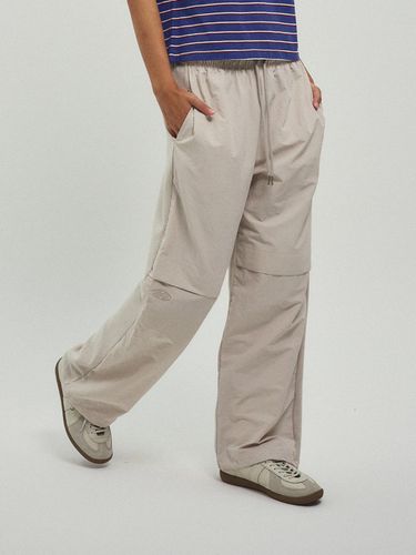 Back to Back Cotton Wide Pants_Gray - MENASOO - Modalova