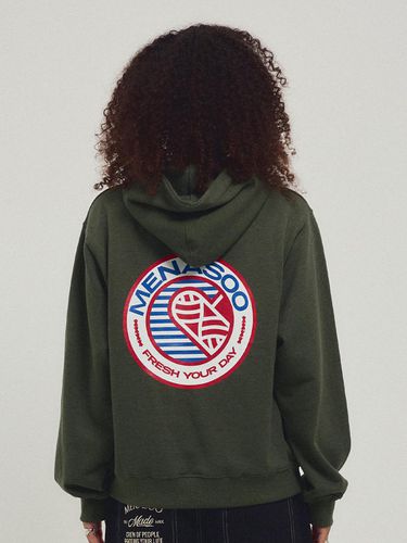 Menasoo Hearttrack Hoodie_Khaki - MENASOO - Modalova