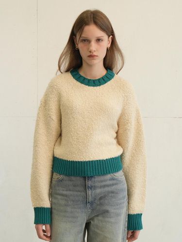 Wool Colorblock Knit - VLETI - Modalova