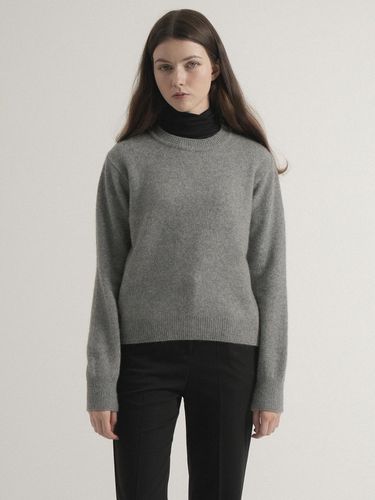 Round neck Knit (Gray) - VLETI - Modalova