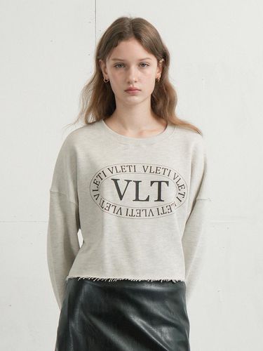 Logo Graphic Crop Sweatshirt - VLETI - Modalova