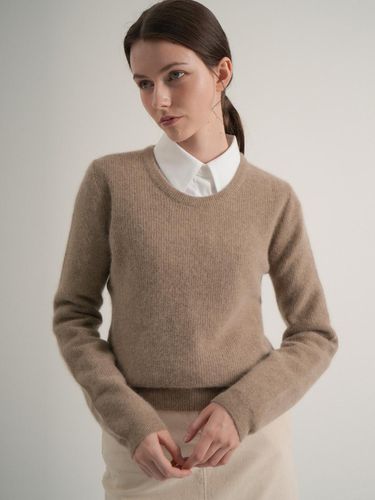 Scoop neck Ribbed Knit - VLETI - Modalova