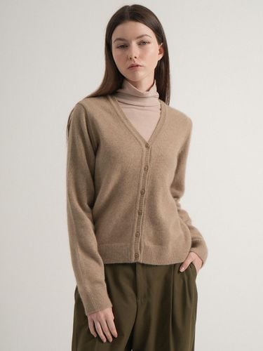 Basic V-neck Knit Cardigan - VLETI - Modalova