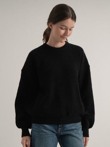 Viscose Balloon Round Knit (Black) - VLETI - Modalova