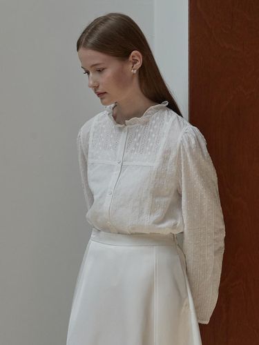 Vintage lace frill blouse - BEMUSE MANSION - Modalova