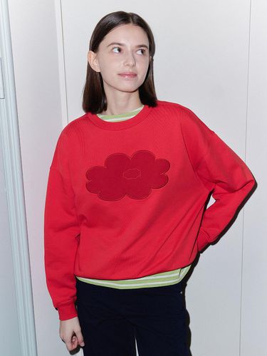 FLORAL SWEATSHIRT red - DAISY SYNDROME - Modalova