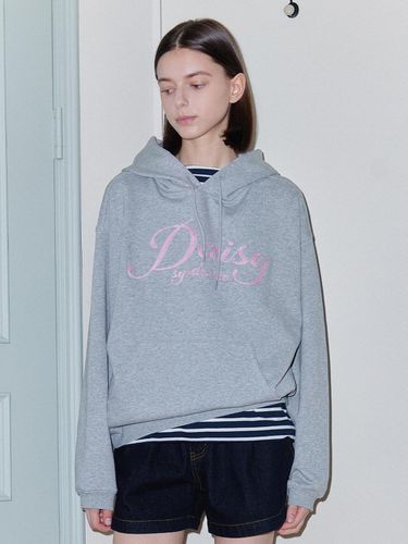 CLASSIC LOGO HOODIE melange gray - DAISY SYNDROME - Modalova