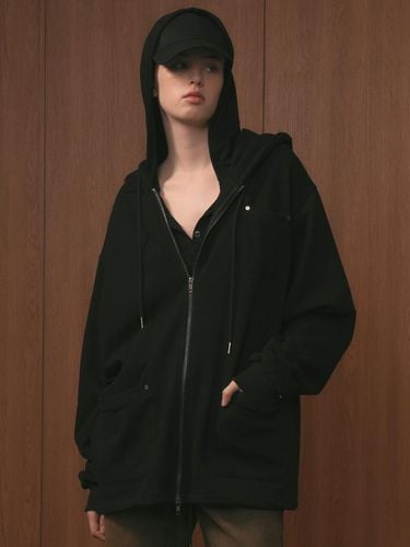 Smith Oversized Zip-up Sweat Hoodie [] - WEST GRAND BOULEVARD - Modalova