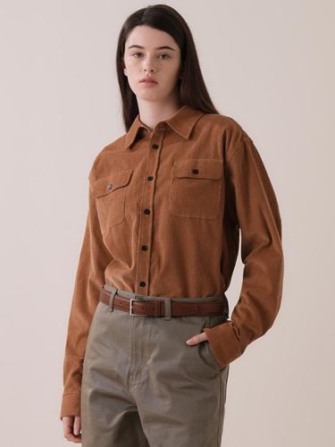 Corduroy Work Shirt [BRONZE] - WEST GRAND BOULEVARD - Modalova