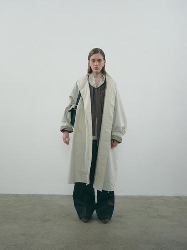 HALF NECK TRENCH COAT - Ethos - Modalova