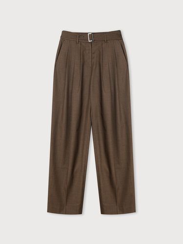 TUCK BELTED TROUSERS - Ethos - Modalova