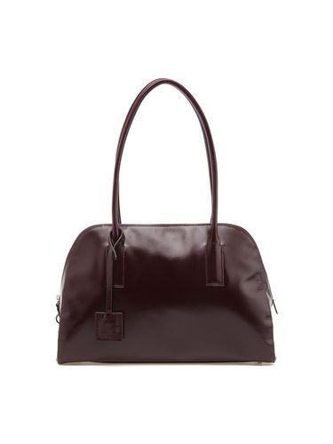 Bowling Bag In Leather, Wine - MAISONMARAIS - Modalova