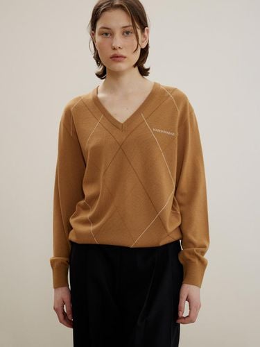 S V-neck Knit, Beige - MAISONMARAIS - Modalova