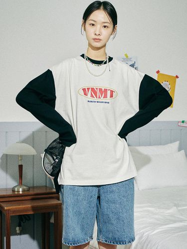 Vintage VNMT long sleeve t-shirt_black - VANISHMENT - Modalova