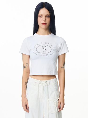 Signature Crop T-Shirt White - ILLIGO - Modalova