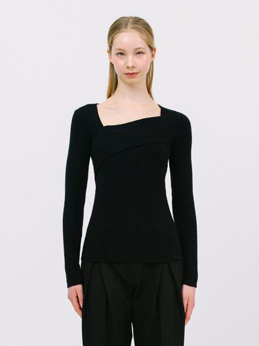 Layered long sleeve T-shirt_black - Jun by Jun k. - Modalova