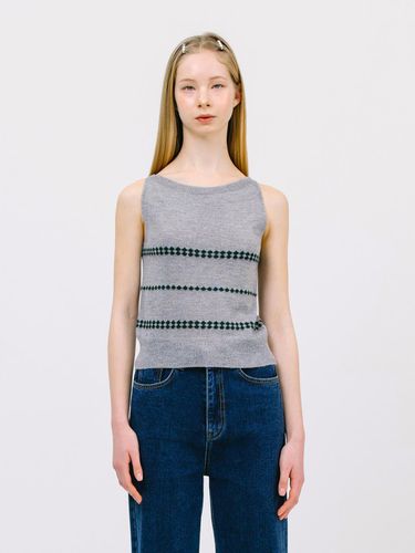 Slim knit sleeveless_gray - Jun by Jun k. - Modalova