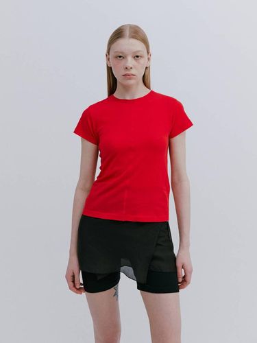 SILKET SLIM T-SHIRT / RED - mais - Modalova