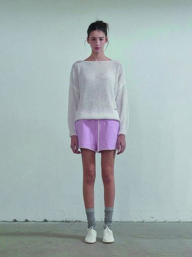 Lace string shorts - Pink - toamott - Modalova