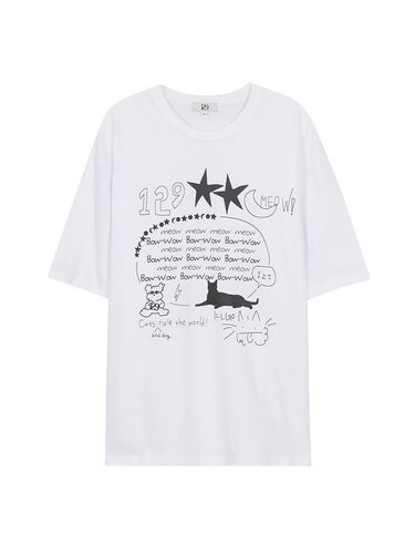 BOW-WOW Oversized Fit T-Shirt-3 colors - ILLIGO - Modalova