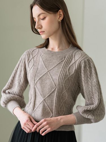 Cashmere blend Cable Twisted knitwear_JEFKN309M(E) - JUARR - Modalova