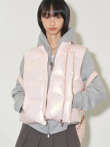 Glossy padded vest light pink - ILLIGO - Modalova