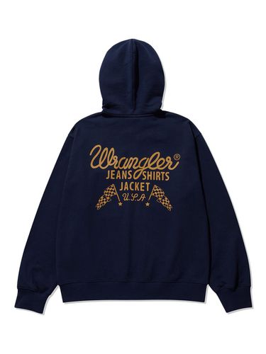 Flag Original Lettering Hooded Zip-up - Wrangler - Modalova