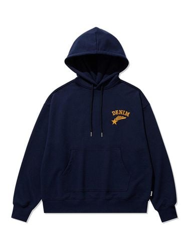 Denim Star Hoodie Navy - Wrangler - Modalova