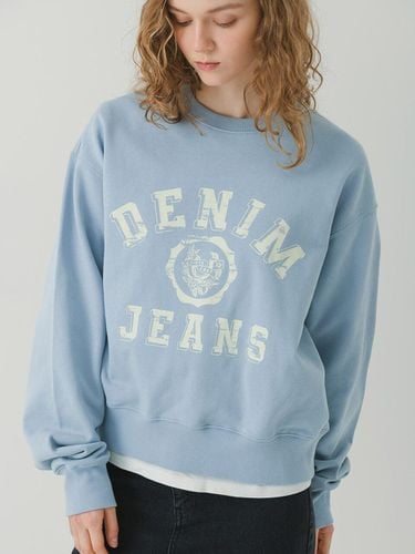 Unisex Stamp Cropped Sweatshirt - Wrangler - Modalova