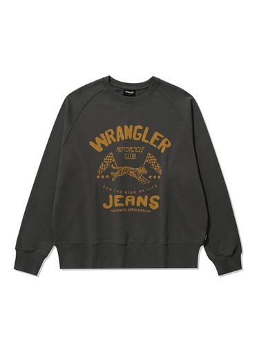 Flag Tiger Sweatshirt Charcoal - Wrangler - Modalova