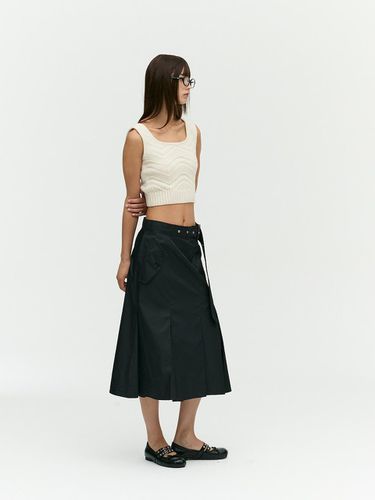 Belted Pocket Detail Long Skirt EMO8WSK020 - E.B.M (Edition by Michaa) - Modalova