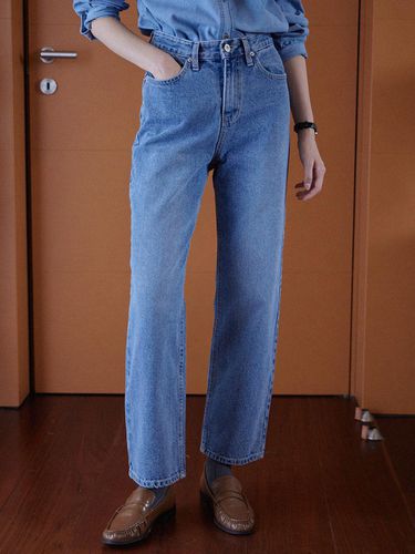 CORA BASIC LONG WIDE DENIM PANTS - HAINT - Modalova