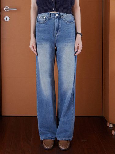 LINA LONG WIDE DENIM PANTS - HAINT - Modalova