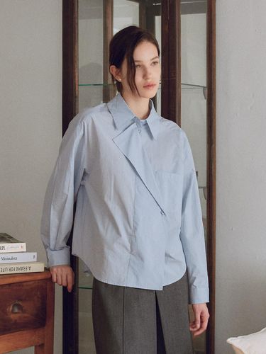 IT_Blue autumn loose shirt - itte - Modalova