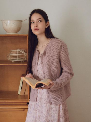 IT_Autumn pink knitted cardigan - itte - Modalova