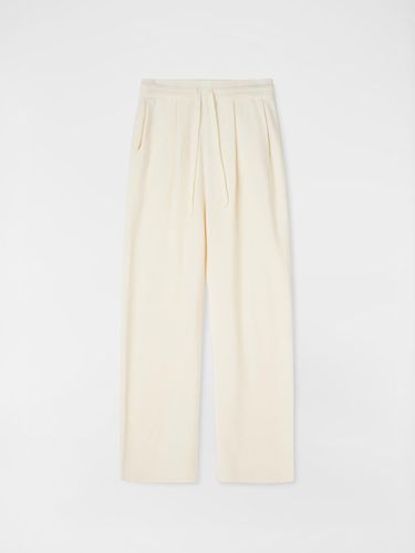 Merino wool one-tuck drawstring pants - JRIUM - Modalova