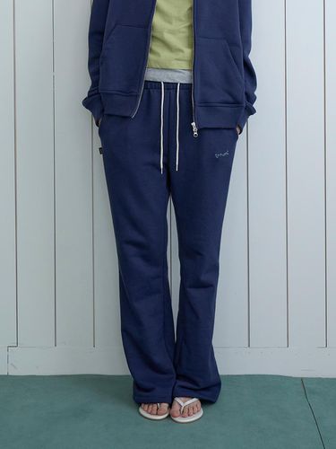 VNMT bootscut sweatpants_navy - VANISHMENT - Modalova