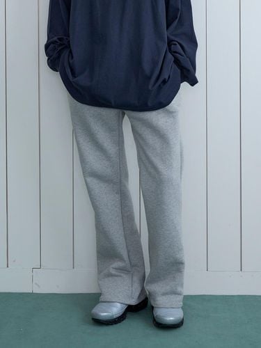 VNMT bootscut sweatpants_melange gray - VANISHMENT - Modalova